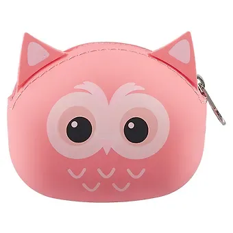 Монетница-кошелек Сова (9 см) (силикон) (12-07961-000756)