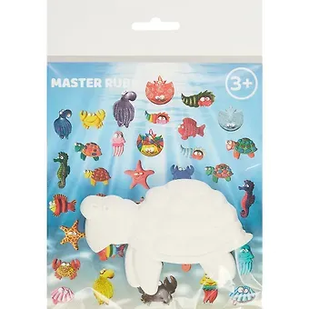 Барельеф гипсовый для творчества МАСТЕР РУБИК, MASTER RUBIK Морская черепашка