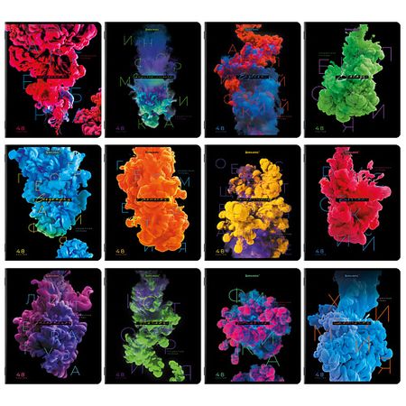 Тетрадь BRAUBERG Тетради предметные комплект PIGMENT пустые стеклянные предметные стекла huiley 25x76 мм