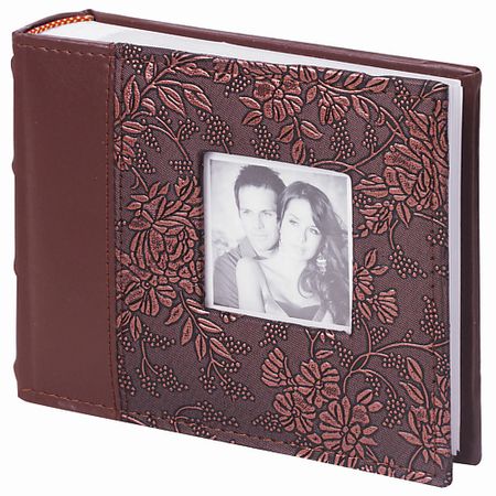 Фотоальбом BRAUBERG Фотоальбом под кожу 100 фото 10*15см