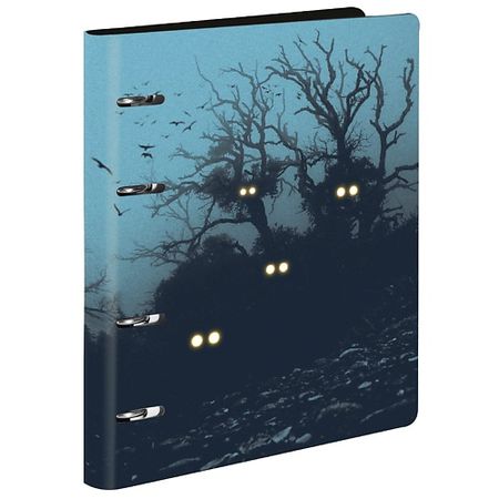 Тетрадь LOREX Тетрадь со сменным блоком на кольцах HORROR A5 80 листов тетрадь brauberg тетрадь на кольцах 120 листов гранат