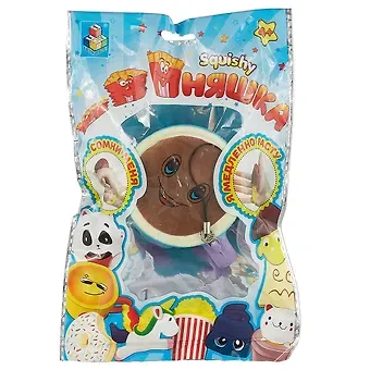 1toy игрушка-сквиши Ммняшка Чашка кофе (21 г.) (6/5/5) (Т12405) (упаковка) (3+)