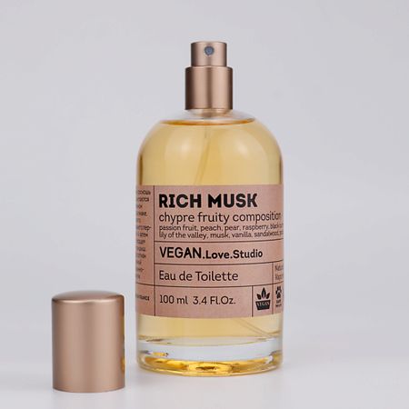 Туалетная вода VEGAN.LOVE.STUDIO Туалетная вода женская Rich Musk маракуйя груша малина ландыш сандал туалетная женская bi es sankai rouge 100 мл