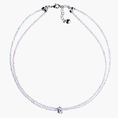 Колье HIGHER-AURA Чокер из шпинели с капелькой