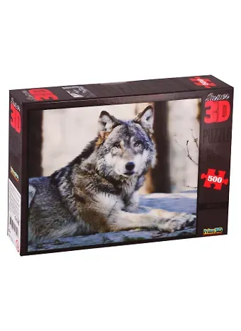 Пазл 3D Prime 3D 500 эл. Волк (Grey Wolf )