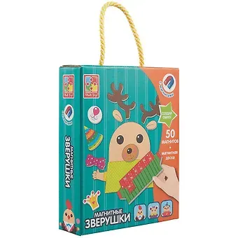 Магнитная игра Vladi Toys Зверушки VT3702-10