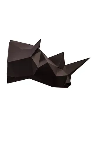 Набор для сборки полигональных фигур: Носорог (Серый)