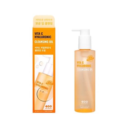 Масло для умывания DEARBOO Масло для умывания гиалуроновое с витамином C (интенсивное) масло касторовое с витамином е mirrolla мирролла жидкость для приема внутрь 50мл