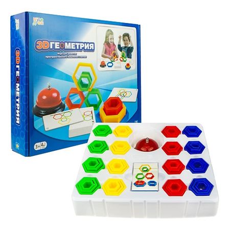 Настольная игра 1TOY Настольная игра 3D Геометрия