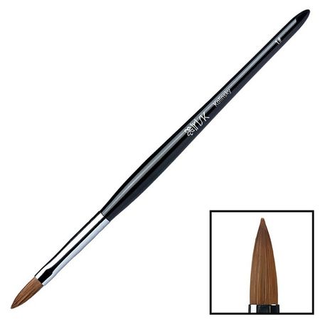 Кисть для наращивания ногтей IRISK Кисть для акрила Kolinsky #1 (размер 06) в тубе искусственные кубики льда из акрила chrisley