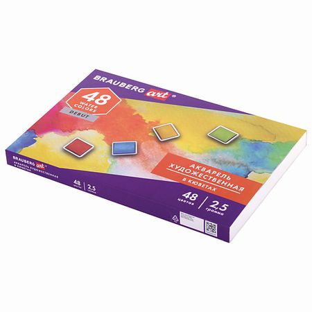 Краски BRAUBERG Акварель художественная ART DEBUT