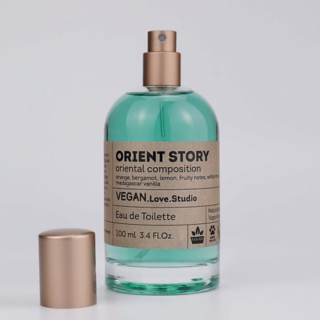 Туалетная вода VEGAN.LOVE.STUDIO Туалетная вода унисекс Orient Story цитрус фрукты амбра стикеры для заметок alsmt фрукты