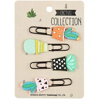 Набор Скрепки-закладки Кактусы (4 шт) (12-24296-18986)