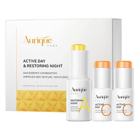 Сыворотка для лица AURIQUE Набор дневных и ночных сывороток с витаминами А, С и Е 2 шт ультратонкая гибкая лента для дневных ходовых огней 30 45 60 см