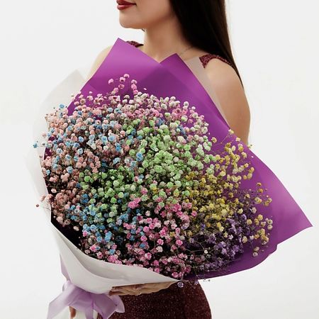 Букет живых цветов БУКЕТНАЯ ЛАВКА Цветной водопад водопад трехуровневый удлинитель крана