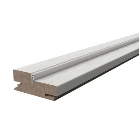 Дверная коробка телескопическая Грета/Милана 2100x80x32 мм ламинация ПВХ цвет дуб бьянко (комплект 2.5 шт.) погонаж коробочный веллдорис дуб бьянко телескопический