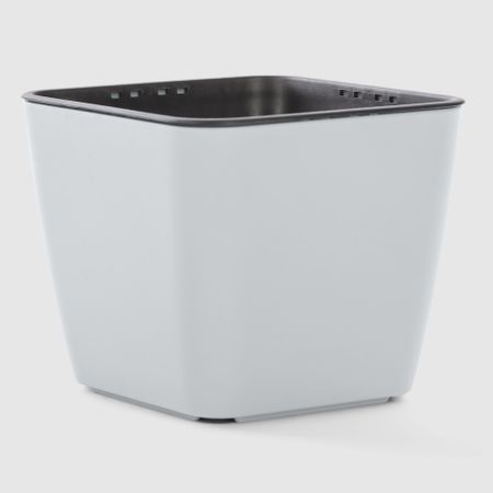 Кашпо с вставкой Greensun d10см ra1009 слоновая кость