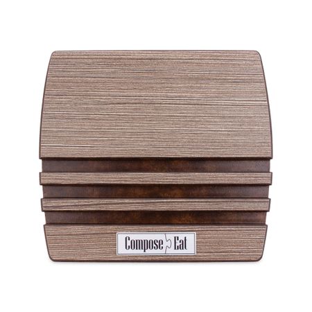 Подставка ComposeEat для трех разделочных досок темное дерево 13х11 см