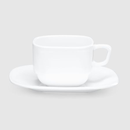 Набор чайный Кулинарк Каре белый 6 персон 12 предметов светлана холмс страна потеряшек раскраска на поиск предметов