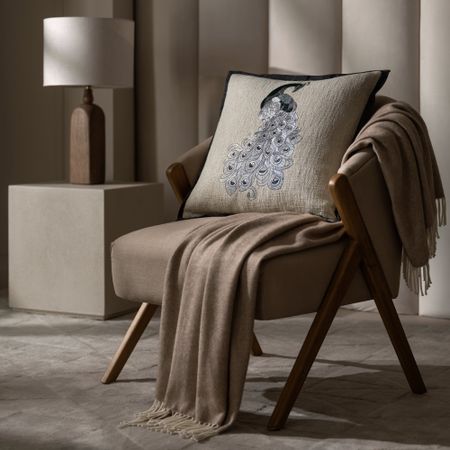 Подушка декоративная Togas Ногара бежевый 50x50 см