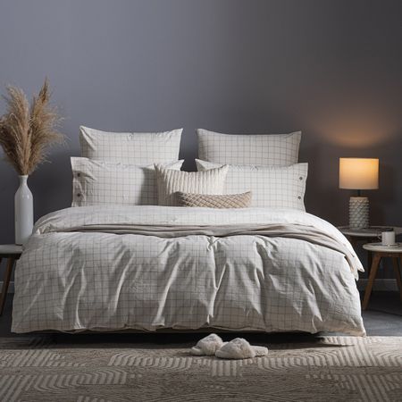 Комплект постельного белья Prime Prive Вальбо белый Двуспальный евро