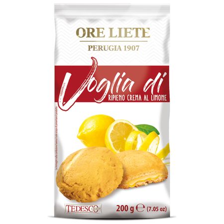 Печенье Tedesco с лимонным кремом 200 г