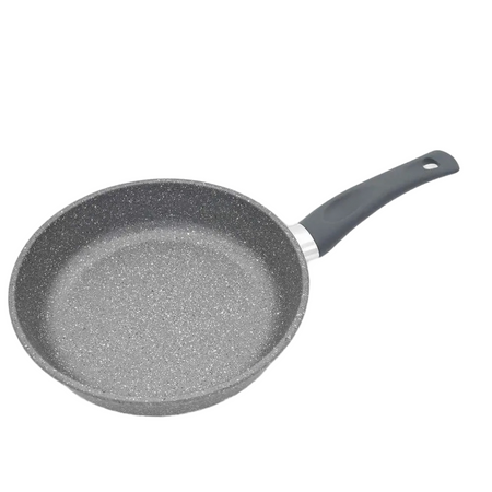 Сковорода Виктория Мрамор серая 24 см