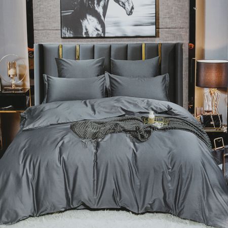 Комплект постельного белья Wonne Traum Elegance Pastel Graphite полуторный