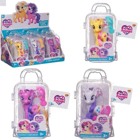 Пони ABtoys в чемоданчике с аксессуарами (PT-01401) в ассортименте