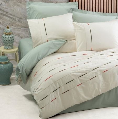 Комплект постельного белья  Cotton Box brode embroidered Двуспальный 8680108062722