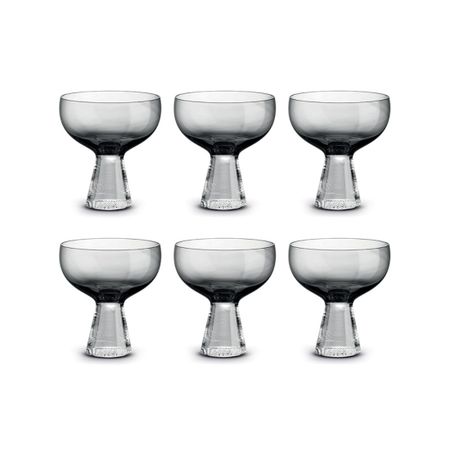 Набор креманок Pozzi Milano 1876 Fun Classy дымчатый 6шт