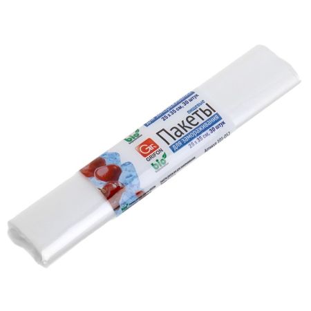 Пакеты для заморозки Grifon 3 л 25x35 см 30 шт