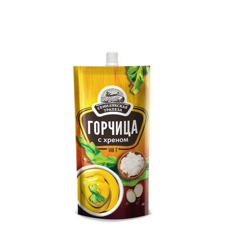 Горчица Семилукская трапеза с хреном 140 г