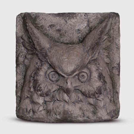 Кашпо для растений Dingsheng Сова серо-коричневое 43х40х19 см