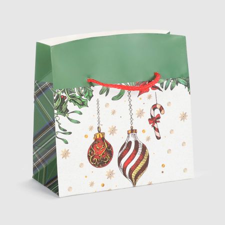 Пакет подарочный Due Esse Christmas babbo natale 18x9x12 см в ассортименте