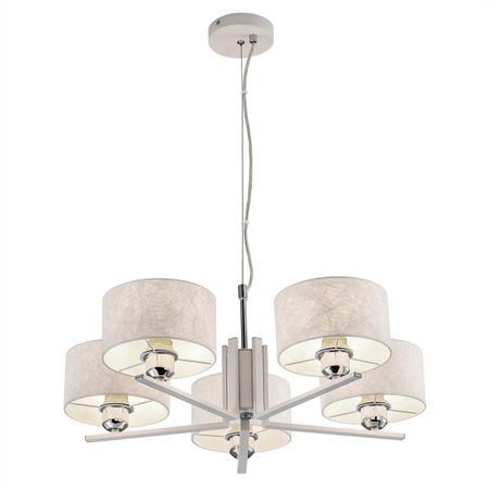 Люстра Citilux Тильда CL469150 белая с алебастром