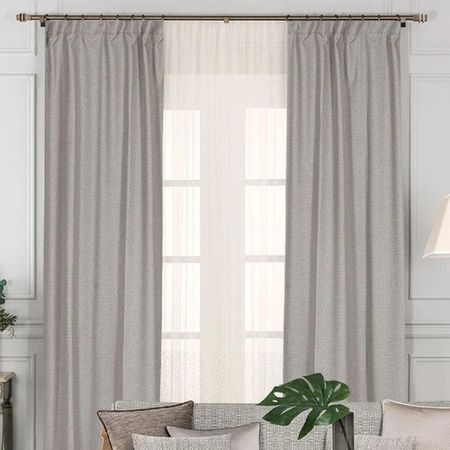 Шторы Daily by Togas Иман серый 200х270 см 2 предмета