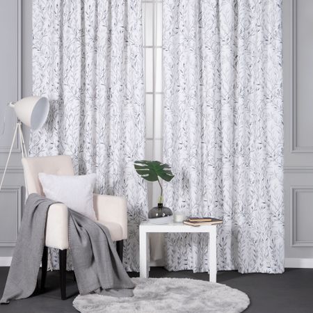 Шторы Daily by Togas Белеста серая 200x270 см 2 предмета