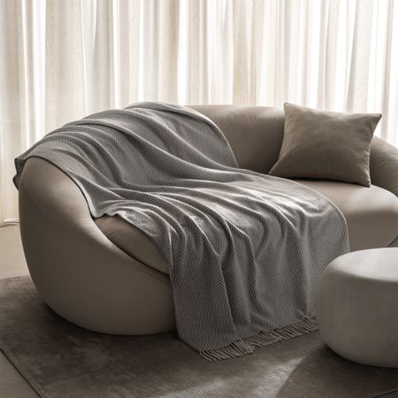 Плед Togas Сомерсет серый 150х200 см