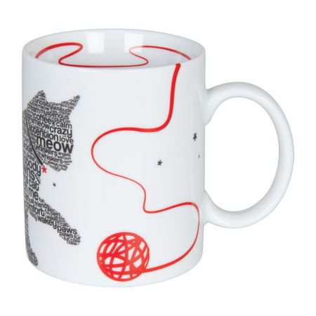 Кружка Koenitz Шрифт-кот, 330 мл дэвид ирвинг ядерное оружие третьего рейха немецкие физики на службе гитлеровской германии