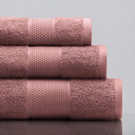 Махровое полотенце Sofi De Marko Oliver пепел роза 50х90 см