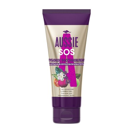 Бальзам-ополаскиватель Aussie  SOS Глубокое восстановление 200 мл