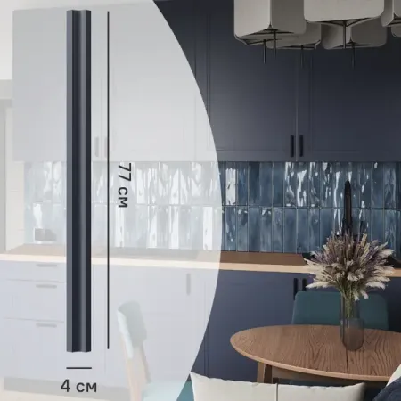 Угол для кухонного шкафа Котлас 4x77 см KONSENSA МДФ цвет синий фильтр для smartmi xfxt01zm синего и белого а