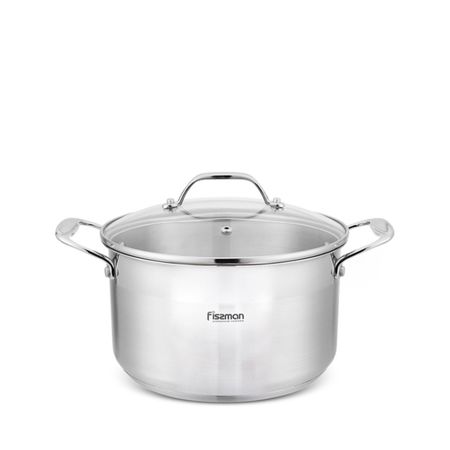 Кастрюля Fissman Platino 5477 нержавеющая сталь, 20x11,5см, 3,3 л