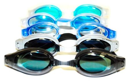 Очки для плавания взрослые WHALE с регулируемым ремнем, 1 ши в ассортименте