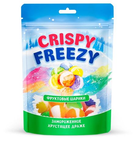 Драже Freshbox Crispy Freezy фруктовые шарики Китай, 85 г
