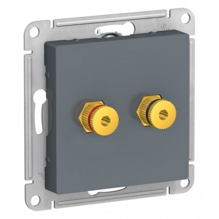 Розетка аудио Systeme Electric AtlasDesign встраиваемая грифель (ATN000787) каринэ степановна махмурян олимпиады по английскому языку для 9 11 кл практикум qr код для аудио подг к егэ и огэ