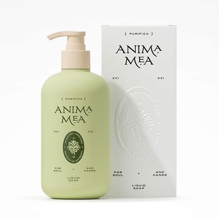 Мыло жидкое ANIMA MEA Жидкое мыло для рук, тела и души Purifica миниатюрные фигурки монахов anima 4 шт