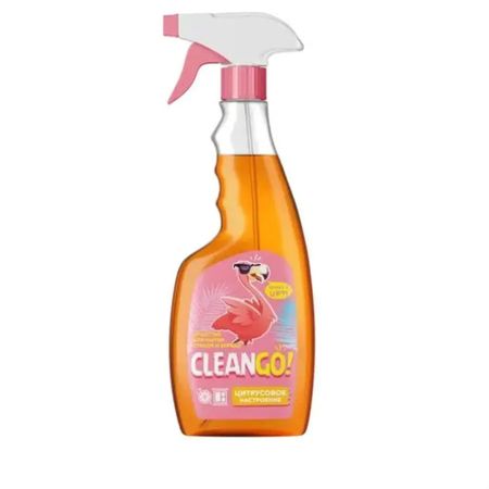 Средство для мытья стёкол и зеркал Clean Go Цитрусовое настроение, 500 мл