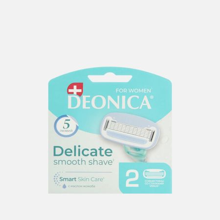 Сменные кассеты Deonica женские, с 5 лезвиями, 2 шт